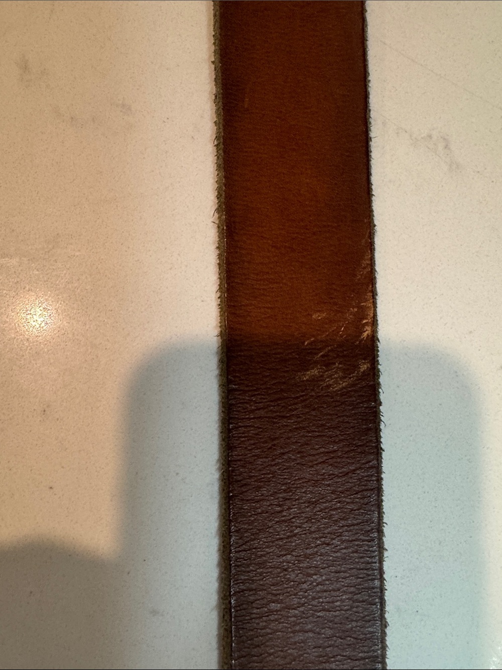 Gucci Brown Leather Belt with Gold Double G Buckle - Picture 6 of 14